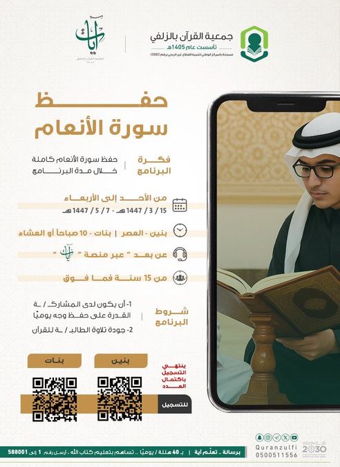 حفظ سورة الأنعام